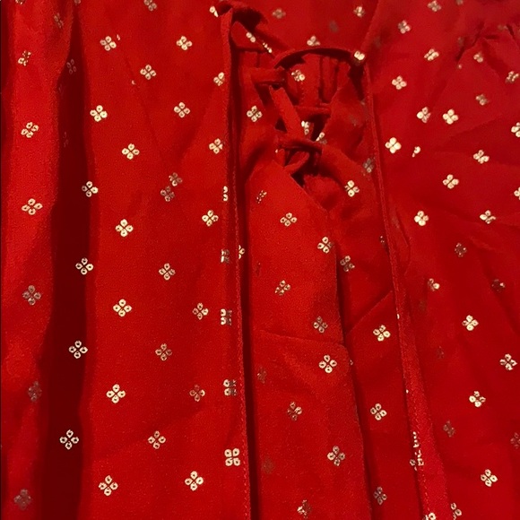 Faded Glory Red Blouse - Picture 3 of 5